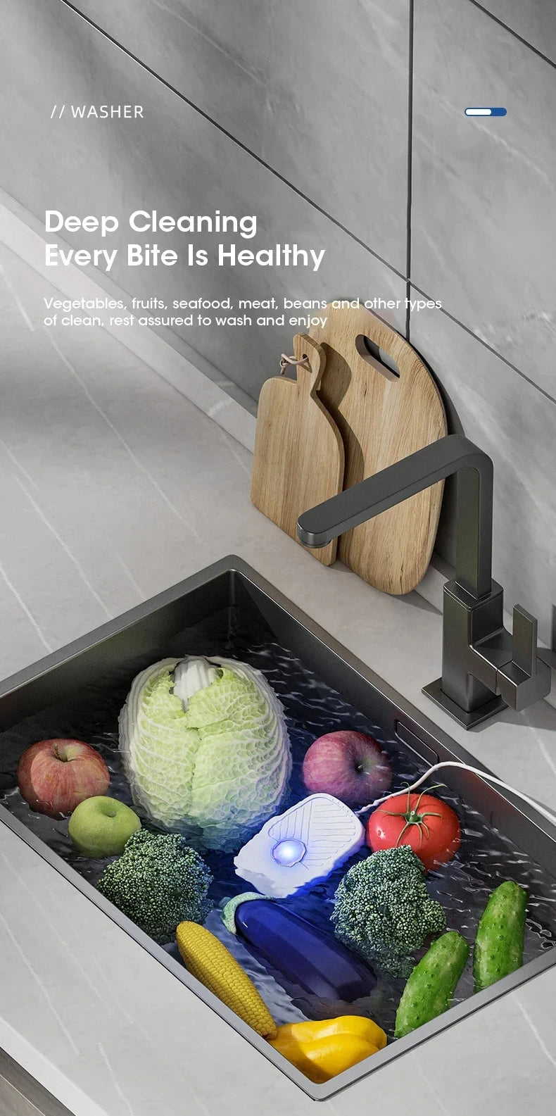 MMK™ Vegetable and Fruit Cleaning Machine